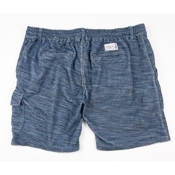 Johnnie-O Boardy Lounger Pull-On Short Men's Medium Hangin' Out Blue Terry Soft - Picture 3 of 15